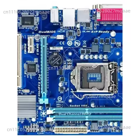 for H61 Mainboard Gigabyte H61M-S2PH 1155 Pin Mainboard All Solid State Hdmi with Pci