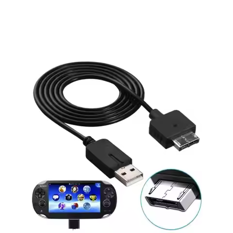 USB Charging Cable for Sony PlayStation PSV1000 PS Vita Console with Data Transfer