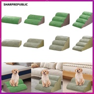 [Sharprepublic] Pet Ramp Steps Dog Stairs Dog Slope Stairs Stable and Non Slip Bottom Dog Stairs for