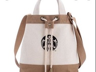 2020 台灣星巴克 簡約抽繩水桶包 側背包 提袋 手提包 Starbucks bucket bag purse