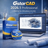 GstarCAD 2026.1 Professional Lifetime For Windows CAD Design Drafting Software DWG Compatible (64-Bi