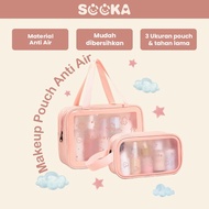 Sooka Makeup Pouch Travel Transparent Multifunction Waterproof Large Capacity HL-AGB610