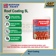 5L Nippon Paint Roof Coating Roof Paint Exterior Paint Cat Bumbung UV Resistance Paint