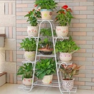 9-Tier Iron Flower Pot Rack Standing 9-Tier Iron Flower Stand
