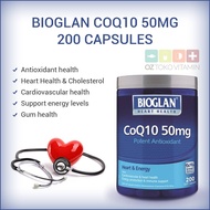 Bioglan CoQ10 50mg 200 Capsules Heart Health &amp; Cholesterol