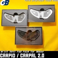 FREE SHIPPING - Carpio Carpal 2.0 Air Flow Silicone Mouse Wrist Rest Pad Palm Support Deltahub