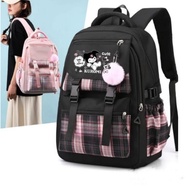 Kuromi's Big Size Unisex School Backpack In LKS And Laptops