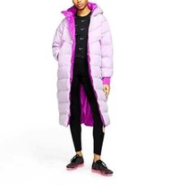 潮品nike 運動裝羽絨服 完整派克 大衣 紫色女士大號 bv3137-551  PChomeUSA 海外代