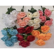 Artificial 5 Head Roses / Bunga Hiasan Gubahan Hantaran