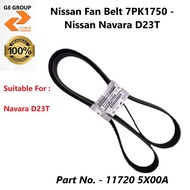 Nissan Fan Belt 7PK1750 - Nissan Navara D23T ( 11720 5X00A )