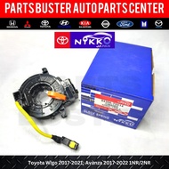 Spiral Cable Clock Spring for Toyota Wigo 2017-2021, Avanza 2017-2022 1NR/2NR (84306-T0014)