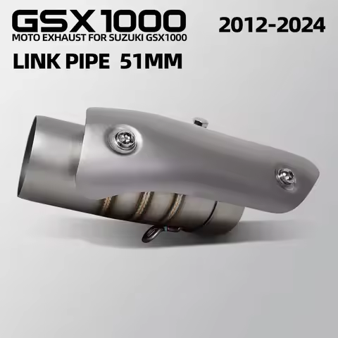 GSXR1000 Exhaust Pipe for Suzuki GSXR1000 GSX-R1000 2012-2026 Motorcycle Exhaust 51MM Interface Mid 