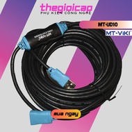 10m USB extension cable with VIKI signal amplifier IC - MT-Viki 10m usb extension cord