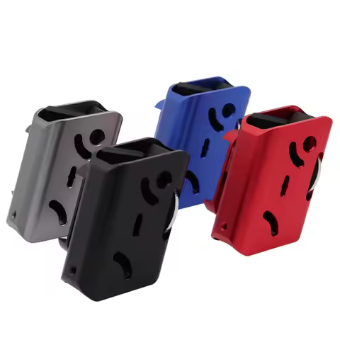 Tactical IPSC Aluminum Magazine Pouch Competition Multi-Angle Adjustment Pouch For Glock G17 G19 G22