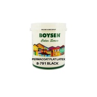 Boysen Permacoat Latex Flat Black 1L