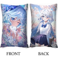 Genshin Impact Furina Genshin Impact Rectangular Pillow Case Double-sided Printing Hugging Half Body