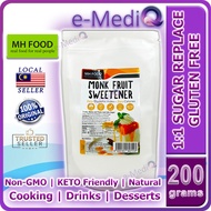 MH Food Monk Fruit Sweetener 200g [Lo Han Guo extract] (Exp: Dec/2026)