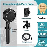 Black Shower Head Premium Shower Head Set With 5 Water Modes Shower Head
