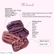 Masker Munaroh By Zabannia Kamila 2 Layer Mom And Kids Bahan Jersey