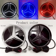 LED Emblem for Mercedes Benz 19-21C-Class，19-22 A/B -Class，20-22GLA/CLA/CLS，GLB, Car Front Grilled S