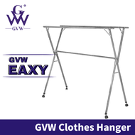 GVW Foldable / Extendable Stainless Steel Cloth Hanger/Foldable Cloth Drying Rack/Penyidai Baju/Ampa