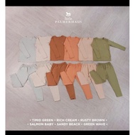 (Little Palmerhaus) Bamboo PJs Long Sleeve Kids Pajama Set