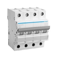 Hager MCB 4P 10kA Type B/C 6A-63A