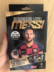 Topps 美斯 Lionel Messi 原盒 50 張 足球卡 Panini