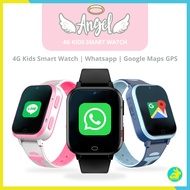 【Angel Watch】4G Kids Smart Watch With Whatsapp☆GPS Tracker☆SOS Alert☆Video Call☆Pedometer☆Classroom Mode☆Bunnyshop®