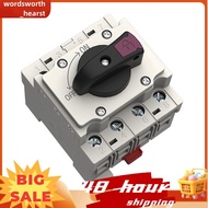 Solar Isolator Switch PV DC 1200V 32A Solar Rotating Handle Isolator Rotary Switch Disconnector for 