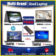 ✧ ◵ ✈ 【COD】Various brand Original Second Hand Laptop Dell Affordable netbook Lenovo Thinkpad Gaming
