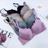 Large Size Bra C Cup Thin sister hood 831 With Lace Trim Whole Breast (Chest 36-42)