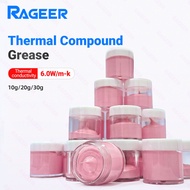 RAGEER 6.0 W/m·K High-Conductivity Silicone-Based Thermal Paste 10g/20g/30g Compatible with PC/CPU/G
