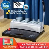 Comb Binding Machine | A4 Plastic Comb Binding Machine *Feel Comb