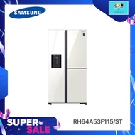 SAMSUNG ตู้เย็น Side by Side RH64A53F115 with All-around Cooling , 22.3 คิว (617L) รุ่น RH64A53F115/ST