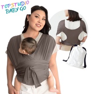 Topstudio Baby Go ผู้ให้บริการเด็กดูดความชื้นและระบายอากาศได้ดีเหมาะสำหรับทารกแรกเกิดถึง 44 ปอนด์เด็