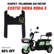 Original Alas Kaki Karpet Sepeda Motor Listrik Roda 3 Exotic Sierra