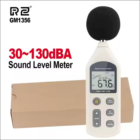 RZ Digital Sound Level Meter USB Noise Tester Meter Decibel Meter Noise Meter GM1356 30-130dB A/C FA