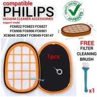 Philips vacuum cleaner accessories FILTER (1per) FC6822 FC6823 FC6827FC6908 FC6906 FC6901XC8045 XC80