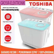 Mesin Cuci 2 Tabung Toshiba Vh 85mn - Kapasitas 7,5 Kg - Garansi 5 Thn