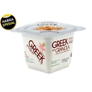 heavenly blush greek yogurt lychee, strawberry, granola, honey 100 gr