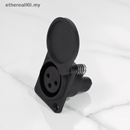 ET 2pcs/set 3Pin Female Soet Battery Charger Port Plastic Metal Construction Inline Plug Adapter Inl