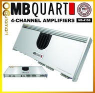 MB Quart 4 Channel Car Amplifier M5-4150 Class GH High Power Amplifiers 4Ch Power Amp