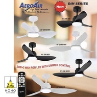 Aeroair AA320DIM DC Ceiling Fan with LED and Remote