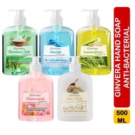 Ginvera Liquid Hand Soap/Handwash Lemongrass Sea Salt Apple Grape Fragrance Antibacterial Hand Wash, 500ml