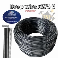 Wiremax Local Made Triplex Drop Wire ACSR Service 6/7 14mm x 10 to 100 meters