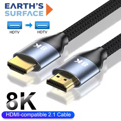 8K HDMI-compaitble 2.1 Cables High Speed 48Gbps HD Digital HDTV Cable for Samsung Sony Xiaomi TV PC 