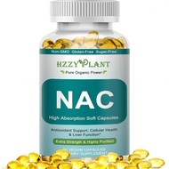 NAC Supplement -- NAC Soft Capsules, Used for Antioxidant, Immune, Breath, Liver Health Support -- H