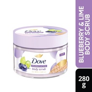 DOVE Body Scrub Blueberry & Lime 280gram