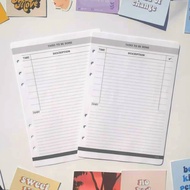 [A5-6Rings] CUSTOM CONTENTS BINDER PAPER FILE REFILL LOOSE LEAF LOOSELEAF PRINT STATIONERY MEMO GOUA